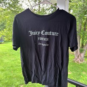 juicy couture black tee